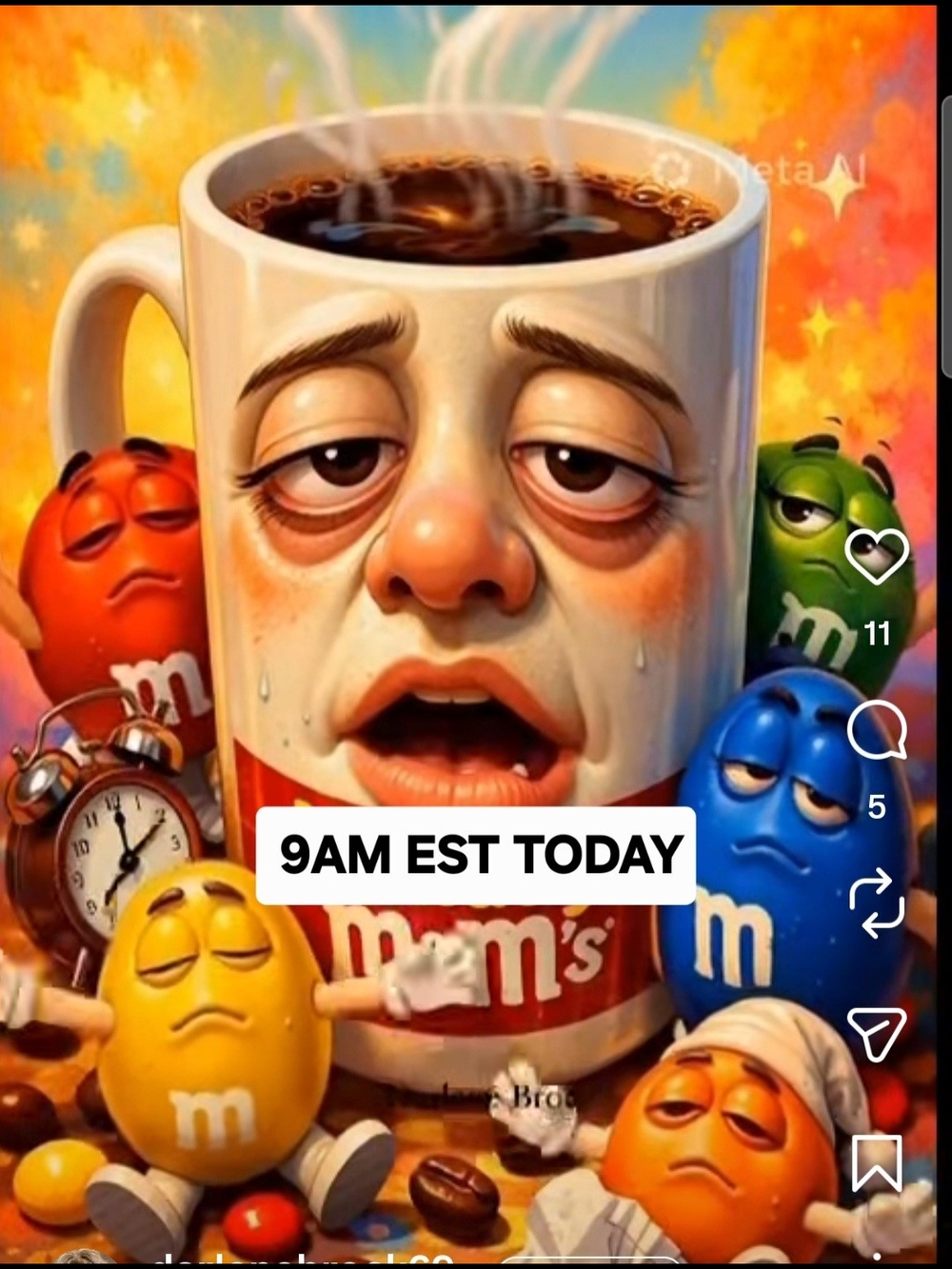 🔴🟢🟠🟤🟡🔵M&M's TRAIN COME DRINK COFFE AND SHOP WAKE UP WITH US🔵🟡🟤🟠🟢🔴